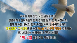 2009 단기성령세미나 팝업